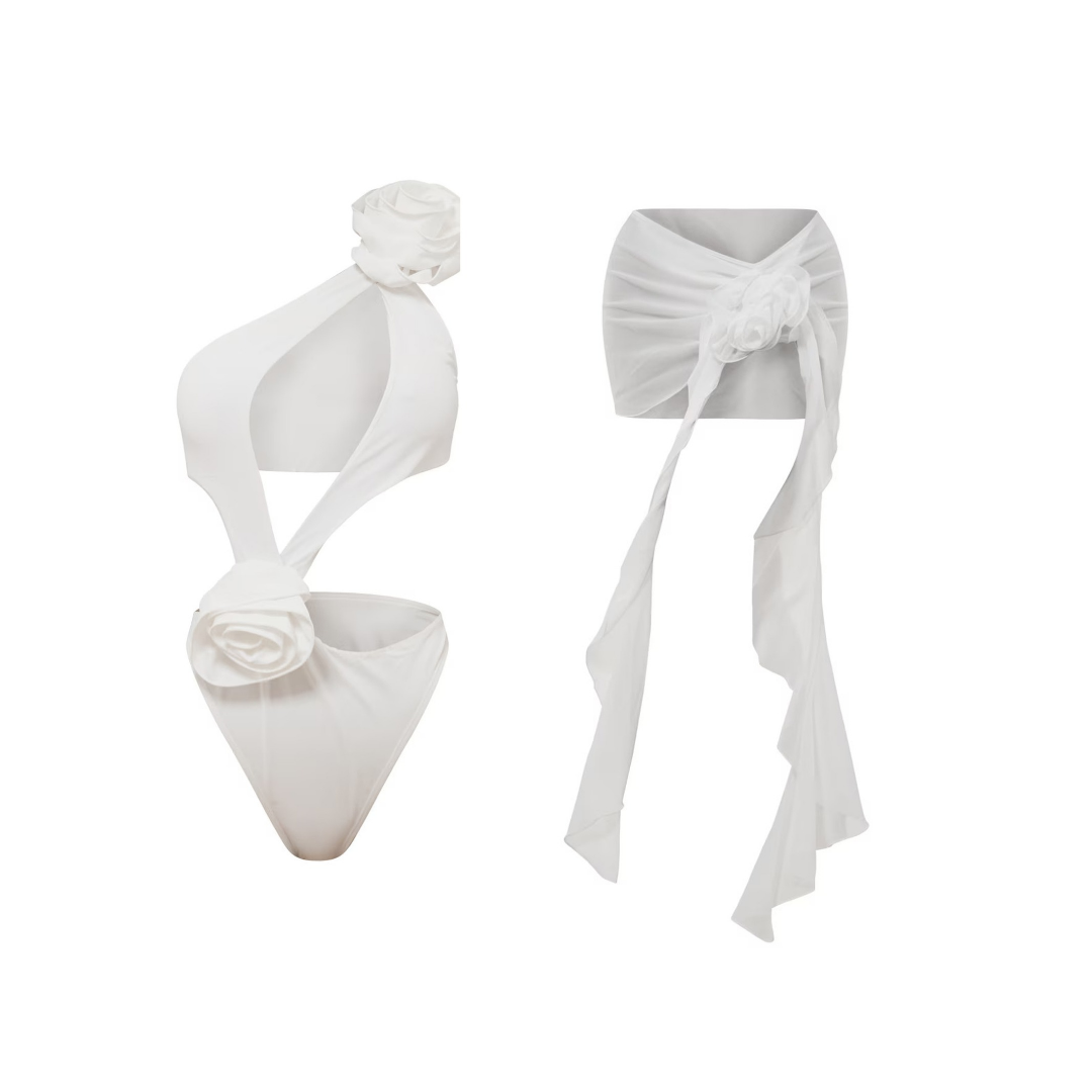 Pure Wave - weißes Bademode-Set