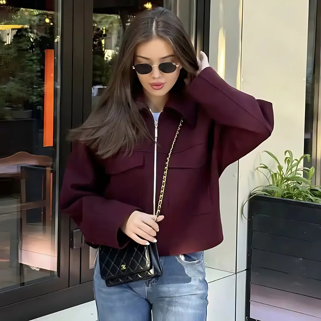 Jacke Solea mit Reißverschluss und Taschen